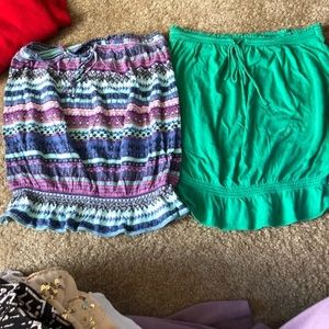 2 halter tops